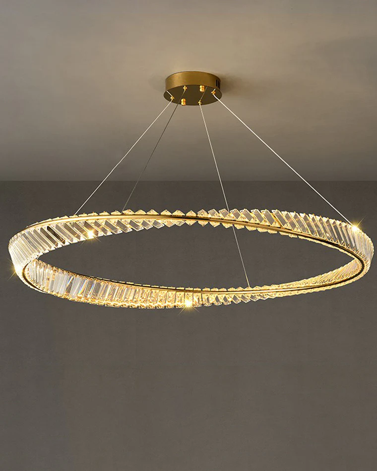 WOMO Möbius Crystal Prism Circular Chandelier-WM2191 - Image 41