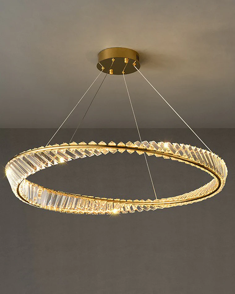 WOMO Möbius Crystal Prism Circular Chandelier-WM2191 - Image 50