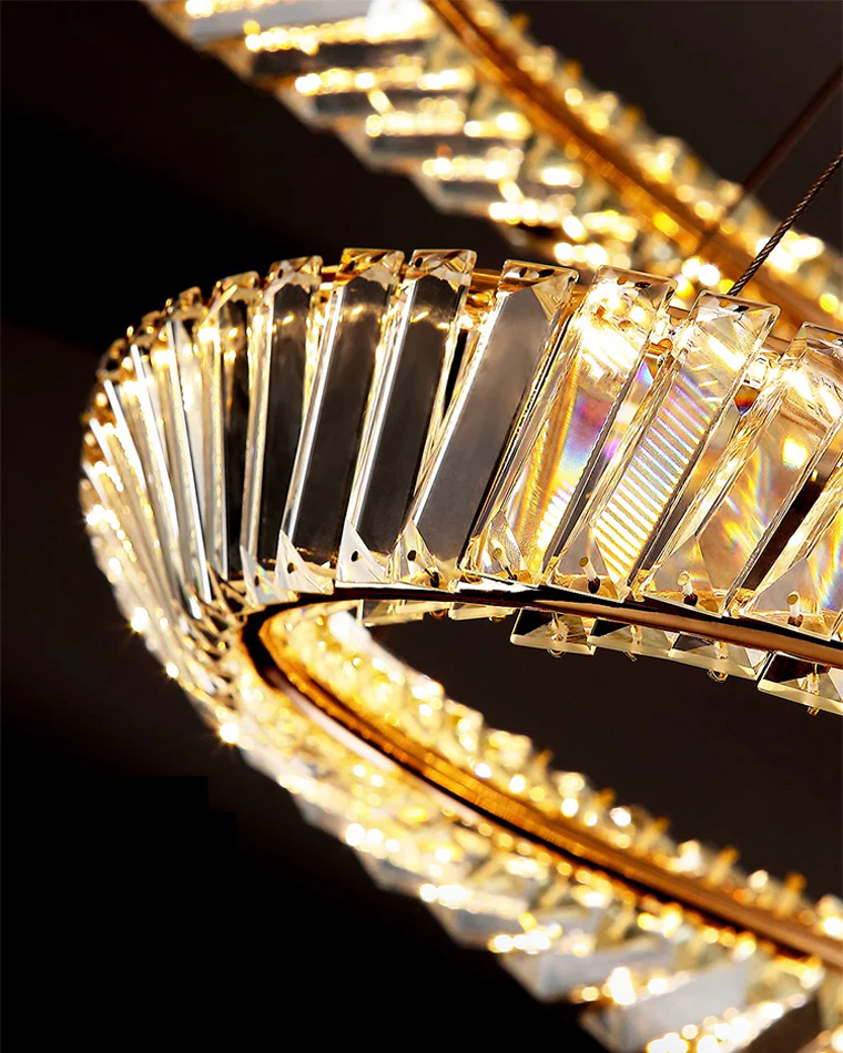 WOMO Möbius Crystal Prism Circular Chandelier-WM2191 - Image 52