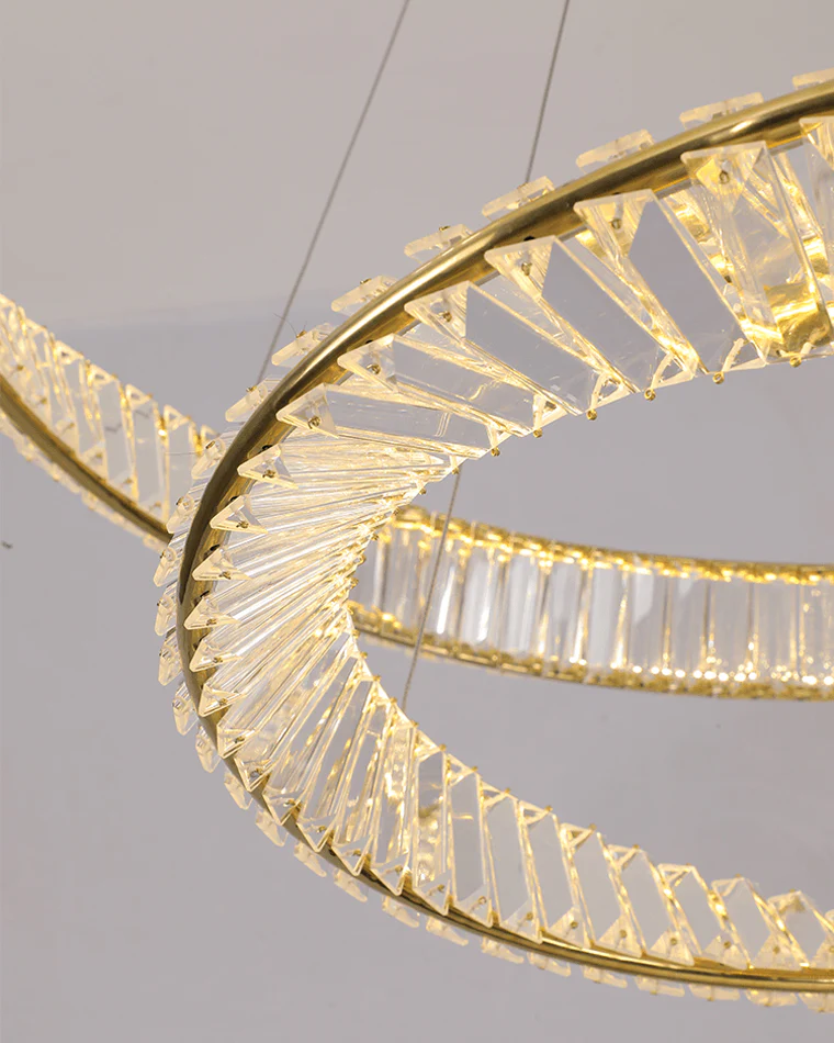 WOMO Möbius Crystal Prism Circular Chandelier-WM2191 - Image 53
