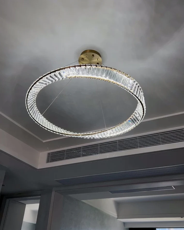 WOMO Möbius Crystal Prism Circular Chandelier-WM2191 - Image 54