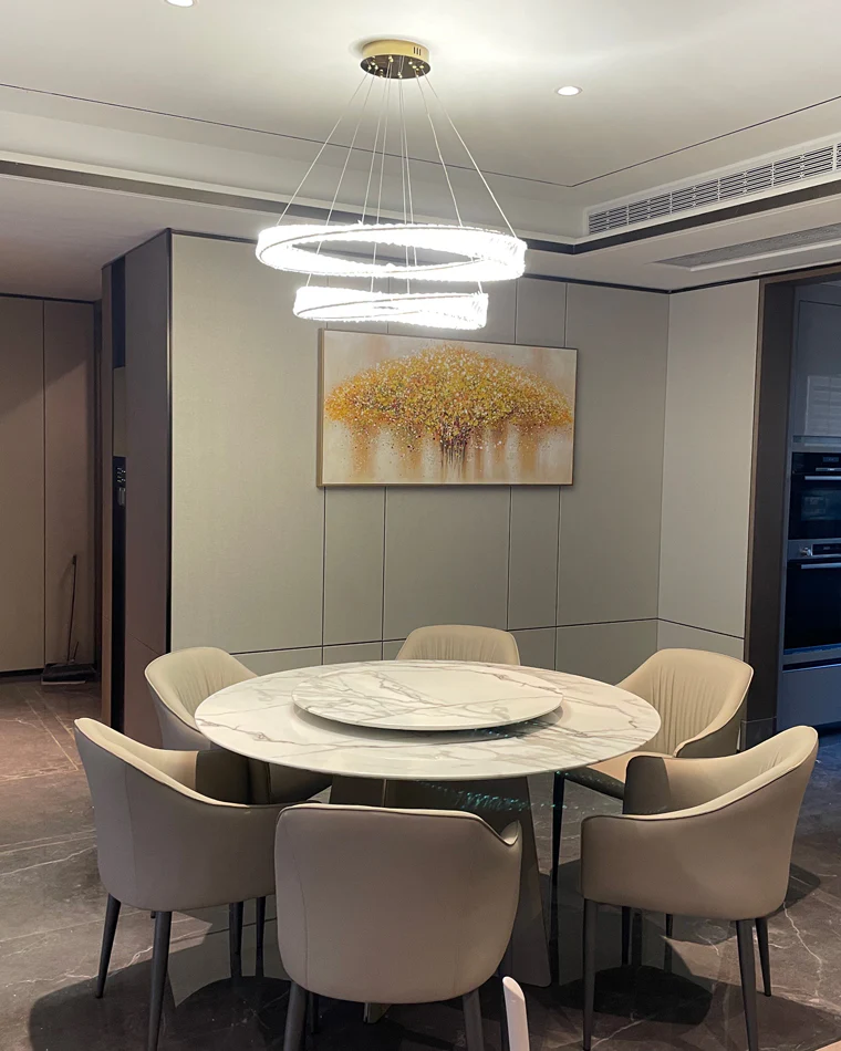 WOMO Möbius Crystal Prism Circular Chandelier-WM2191 - Image 58