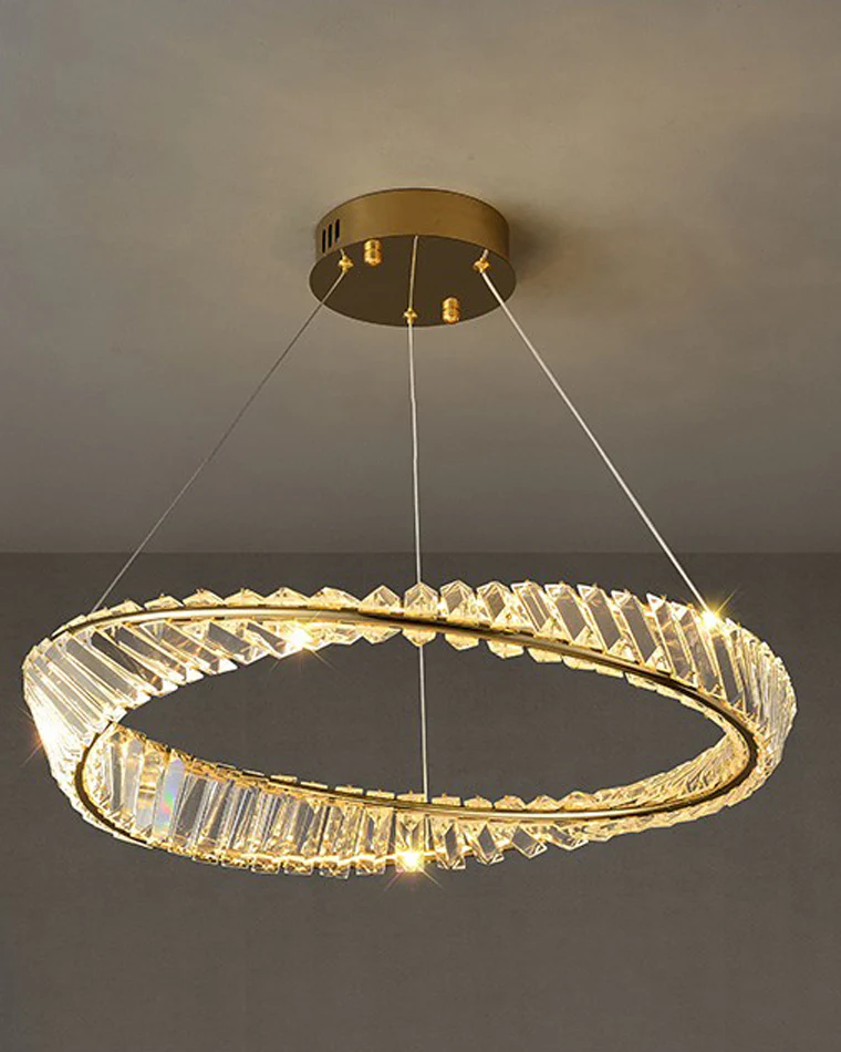 WOMO Möbius Crystal Prism Circular Chandelier-WM2191 - Image 62