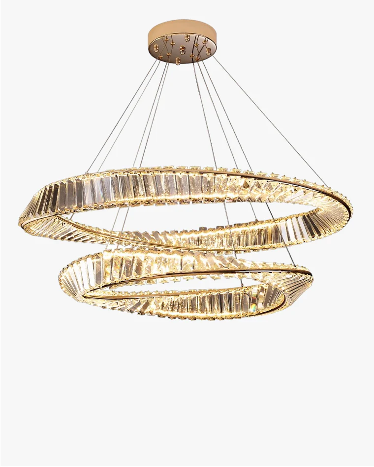 WOMO Möbius Crystal Prism Circular Chandelier-WM2191 - Image 65