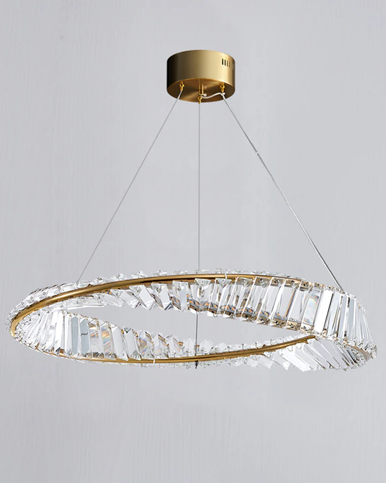 WOMO Möbius Crystal Prism Circular Chandelier-WM2191 - Image 66