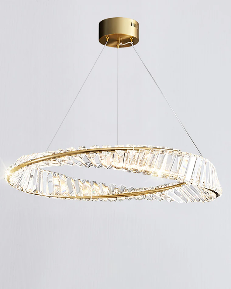 WOMO Möbius Crystal Prism Circular Chandelier-WM2191 - Image 67
