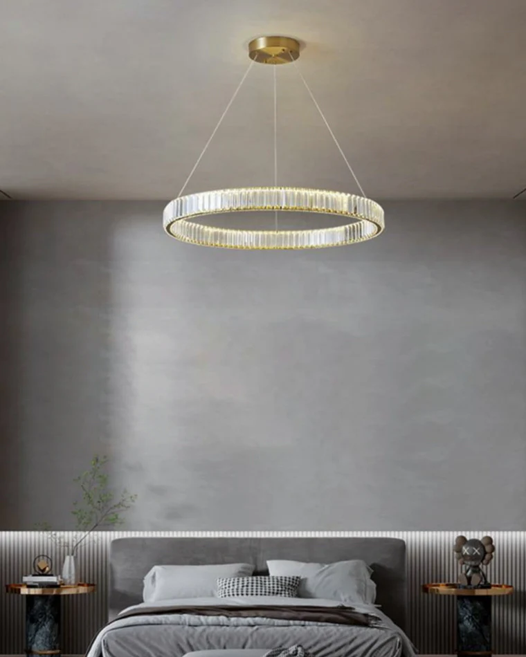 WOMO 2 Tier Circular Crystal Chandelier-WM2192 - Image 12