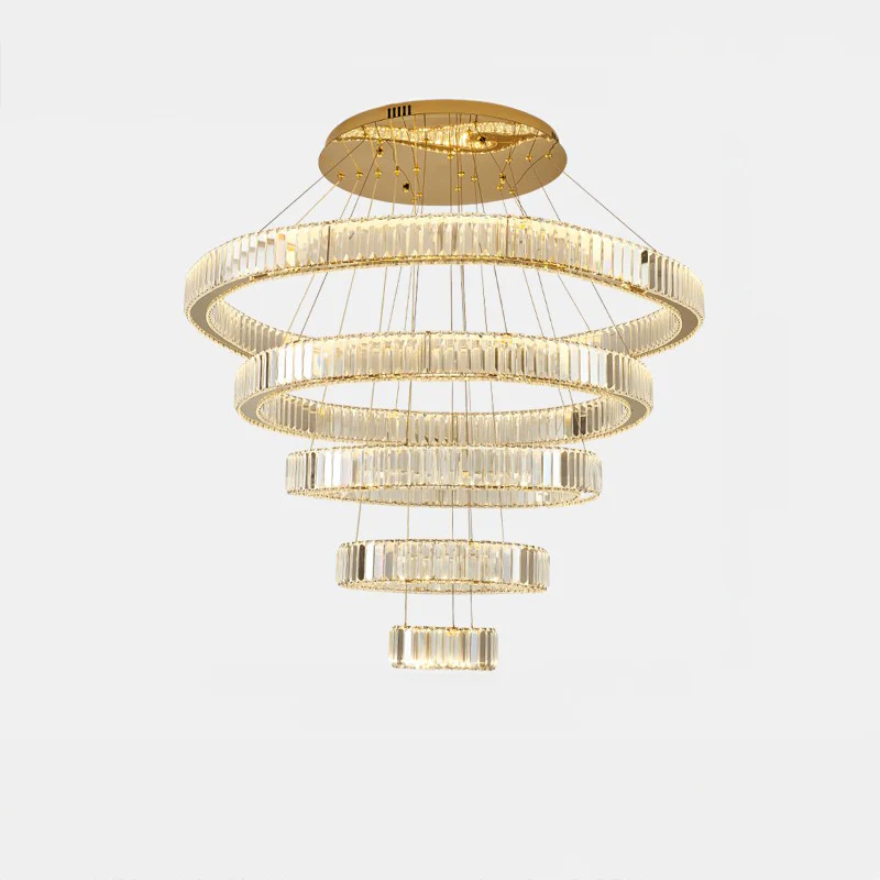 WOMO Crystal Circular Led Chandelier-WM3051 - Image 9