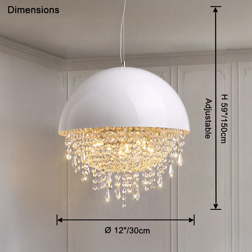 WOMO Dome Crystal Chandelier-WM2825 - Image 25