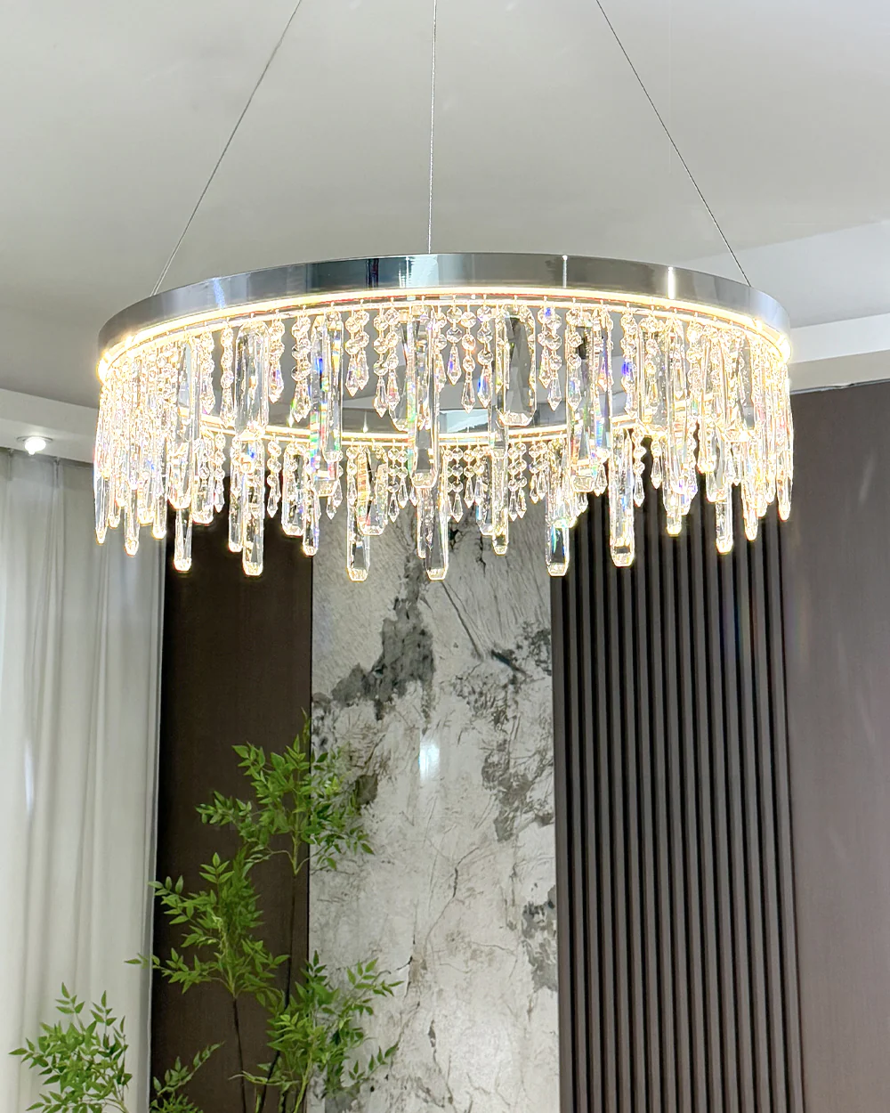 WOMO Crystal Drop Chandelier-WM3058 - Image 2