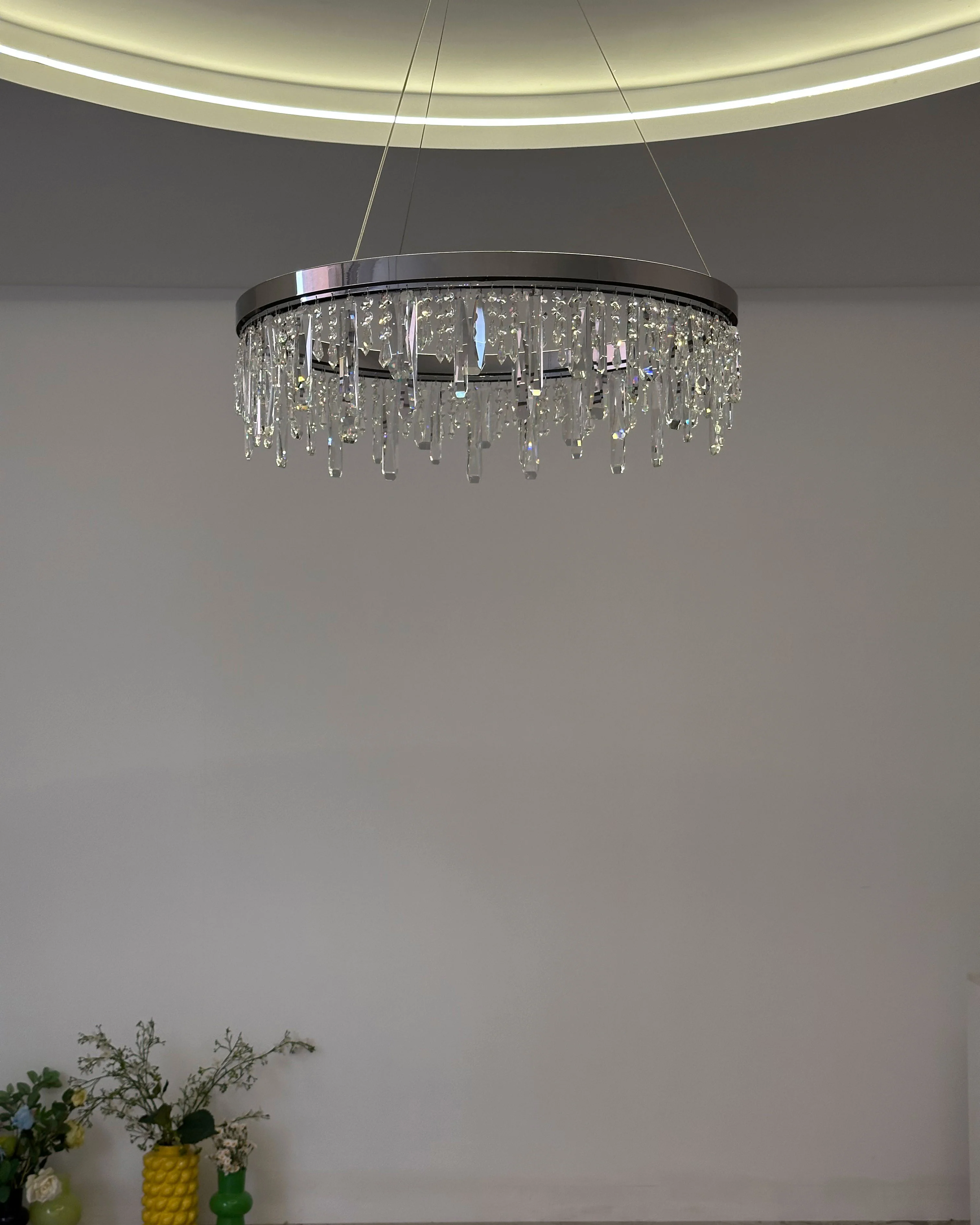 WOMO Crystal Drop Chandelier-WM3058 - Image 7
