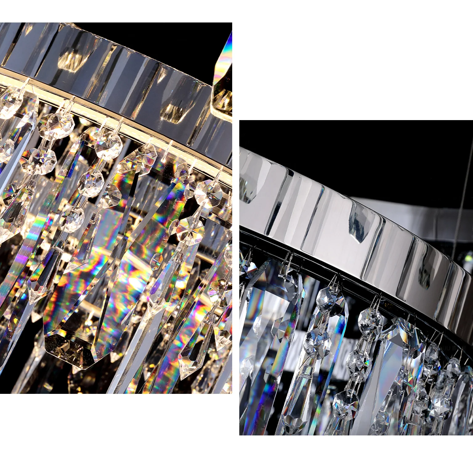 WOMO Crystal Drop Chandelier-WM3058 - Image 9