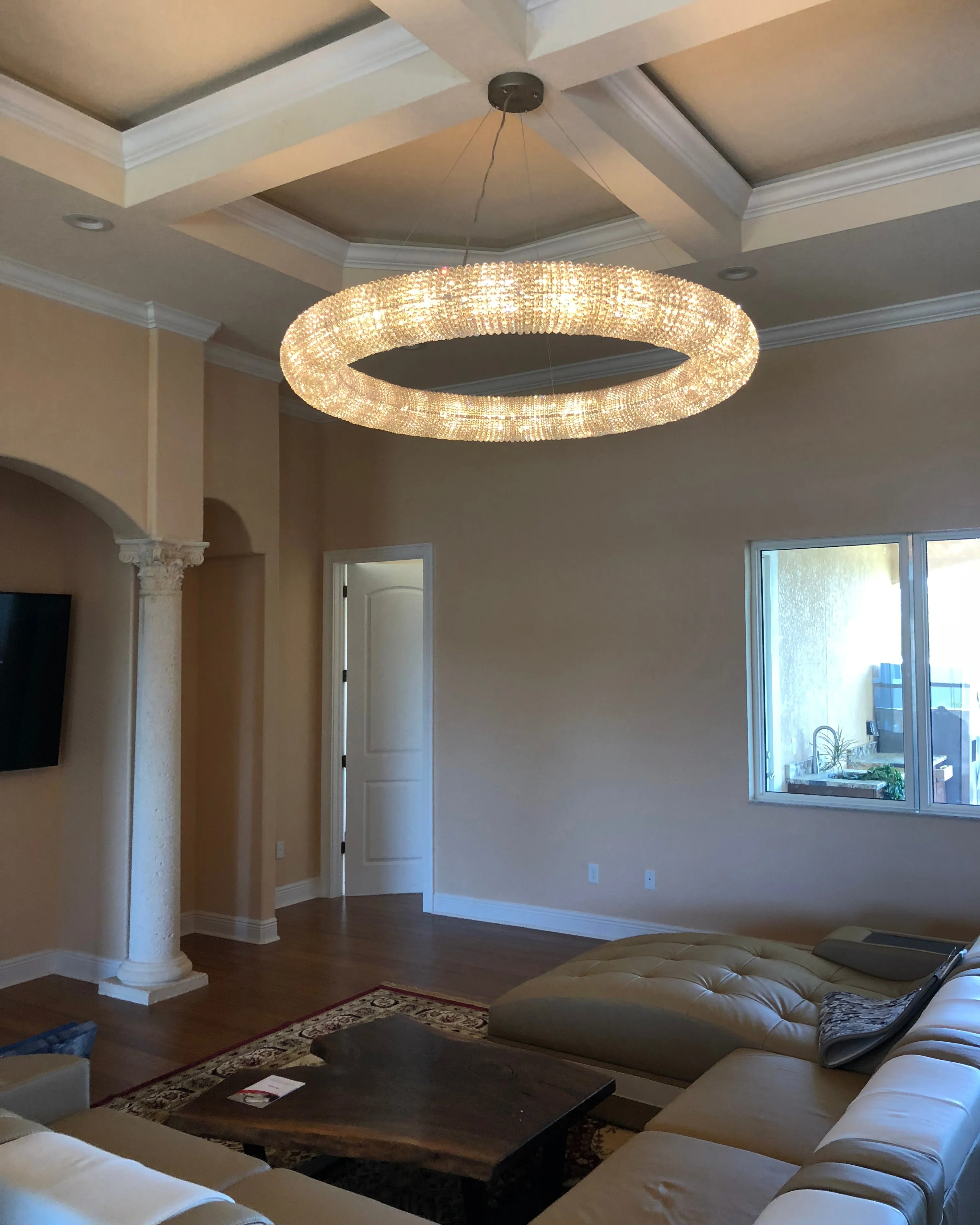 WOMO Halo Crystal Chandelier-WM2910 - Image 3