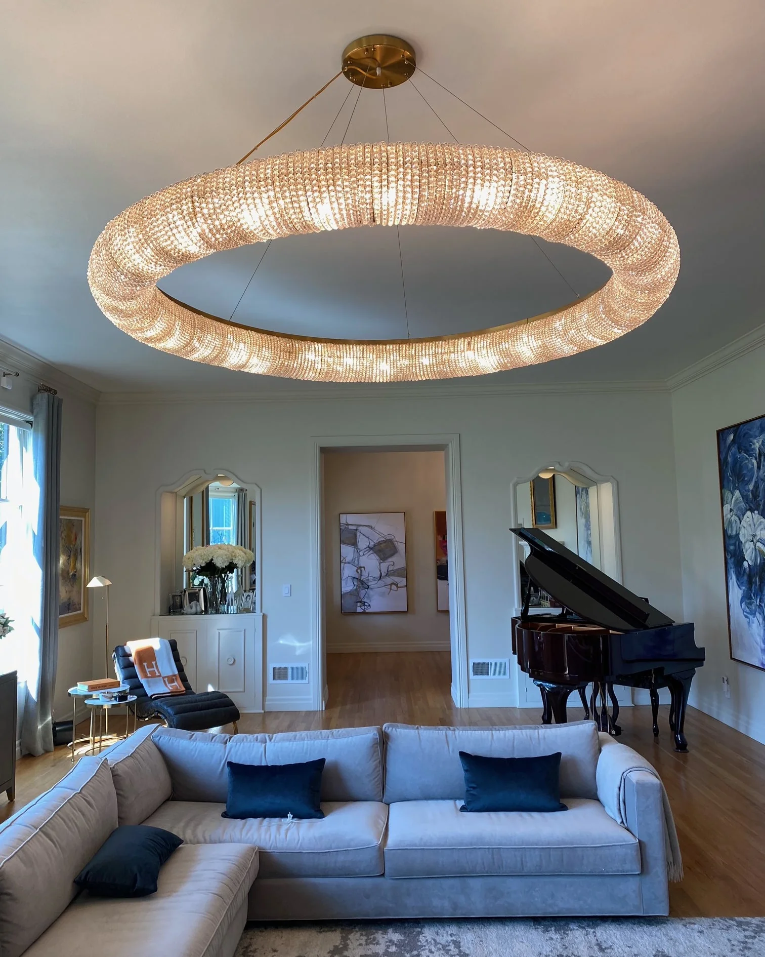 WOMO Halo Crystal Chandelier-WM2910 - Image 5