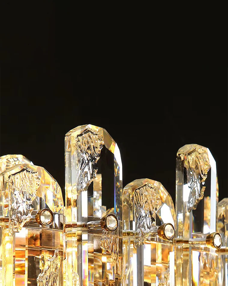 WOMO Crystal Linear Chandelier-WM2383 - Image 7
