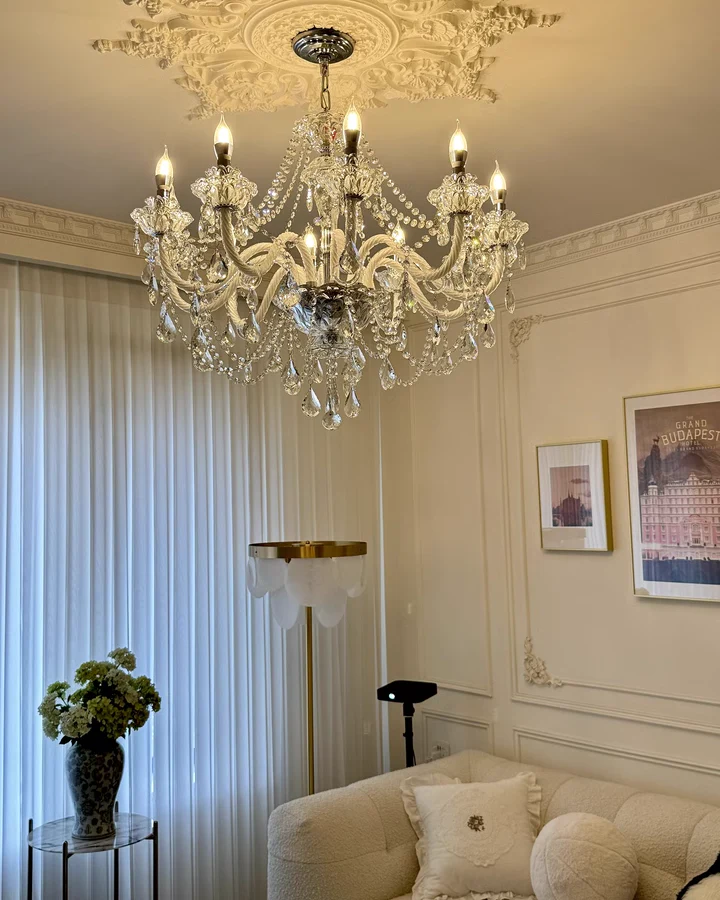 WOMO Victorian Crystal Prism Chandelier-WM2340 - Image 13