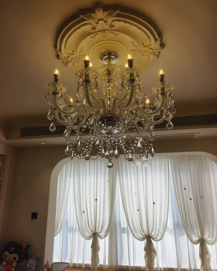WOMO Victorian Crystal Prism Chandelier-WM2340 - Image 14
