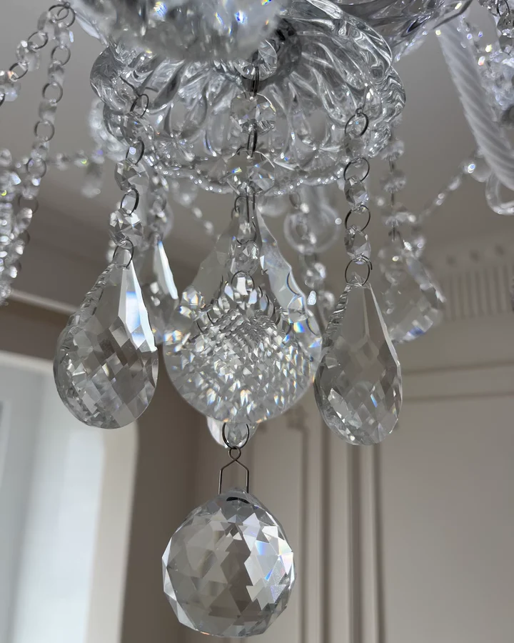 WOMO Victorian Crystal Prism Chandelier-WM2340 - Image 17