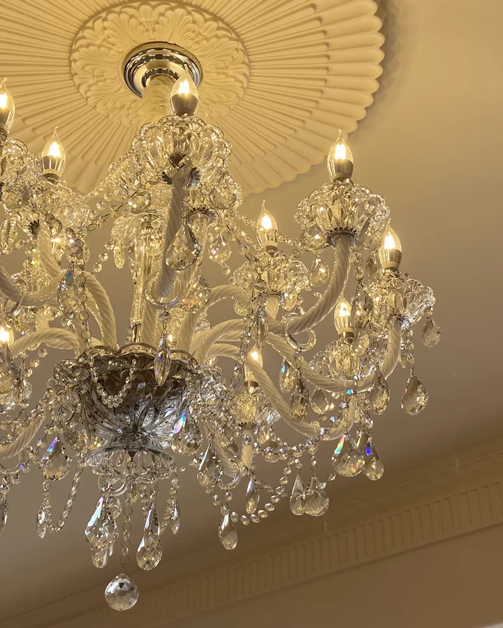 WOMO Victorian Crystal Prism Chandelier-WM2340 - Image 18
