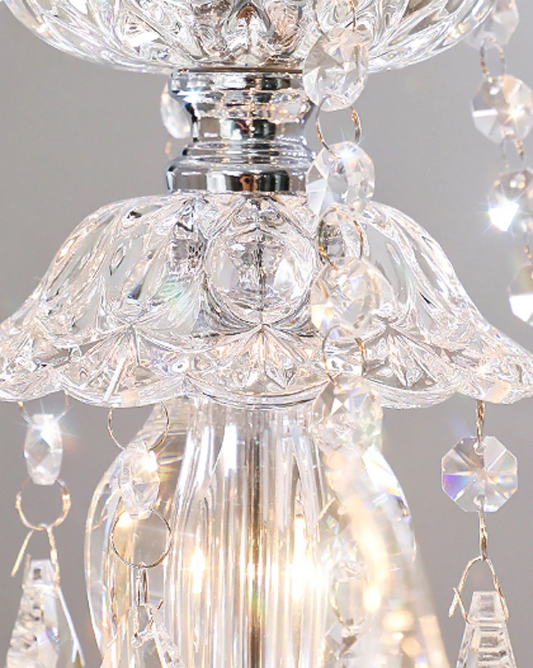 WOMO Victorian Crystal Prism Chandelier-WM2340 - Image 19