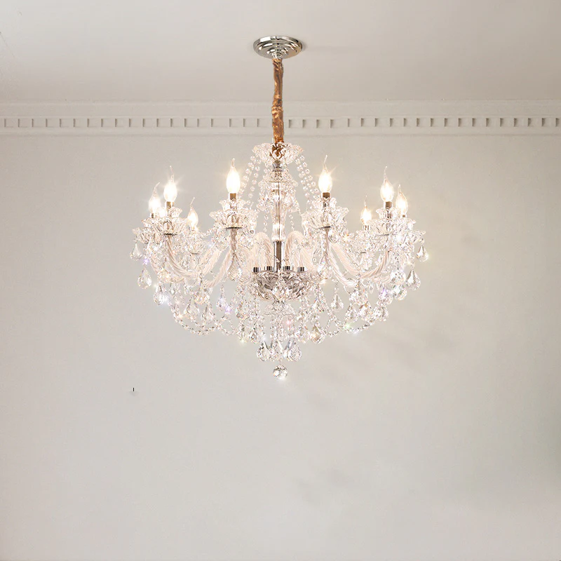 WOMO Victorian Crystal Prism Chandelier-WM2340 - Image 23