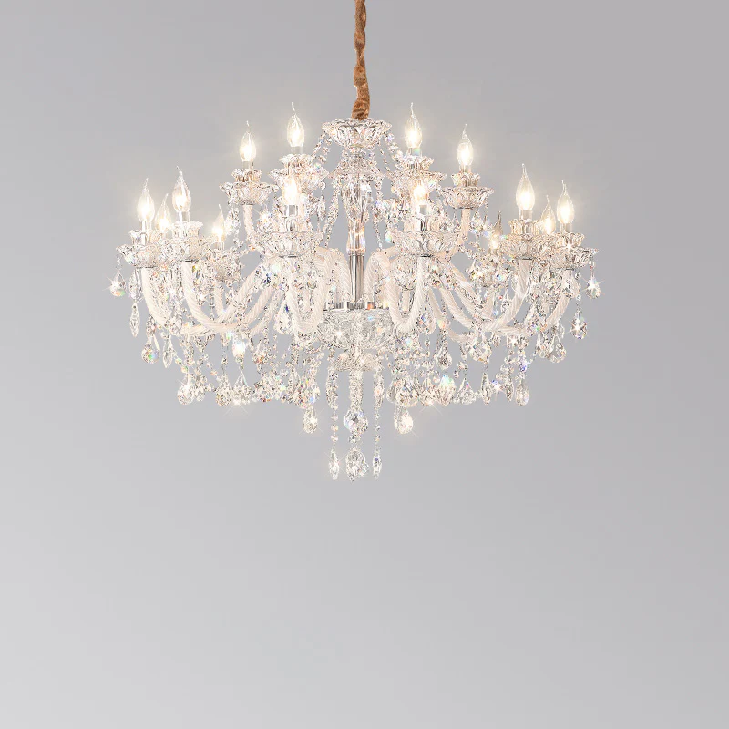 WOMO Victorian Crystal Prism Chandelier-WM2340 - Image 27