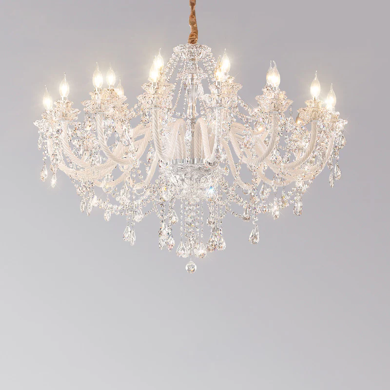 WOMO Victorian Crystal Prism Chandelier-WM2340 - Image 29