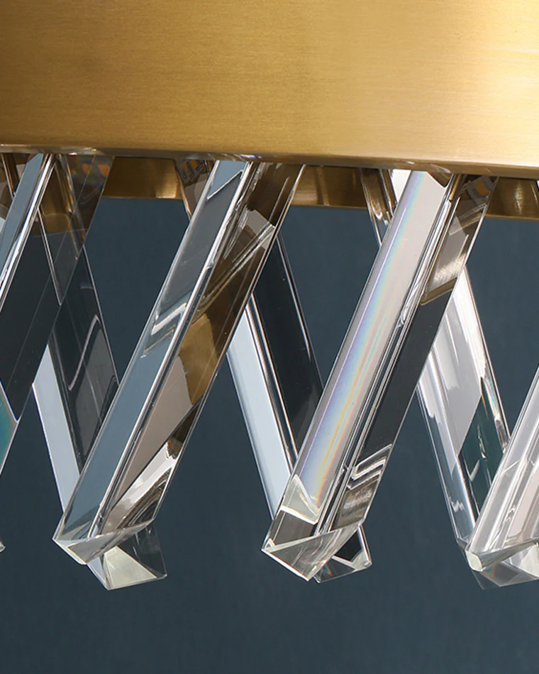 WOMO Crystal Prism Linear Chandelier-WM2360 - Image 4