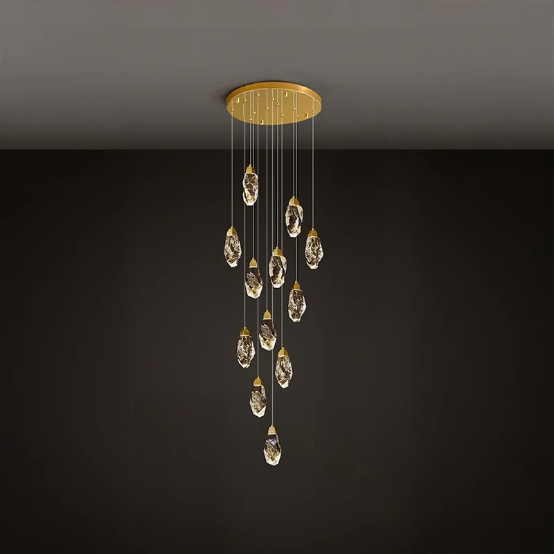 WOMO Crystal Raindrop Chandelier-WM3053 - Image 8