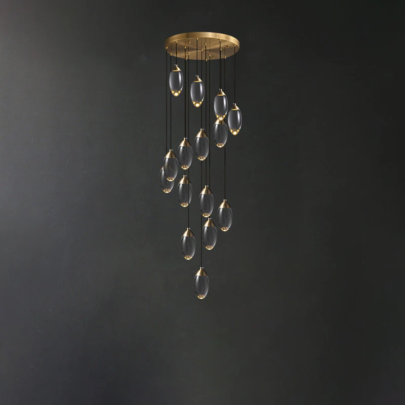 WOMO Crystal Rain Chandelier-WM2733 - Image 13