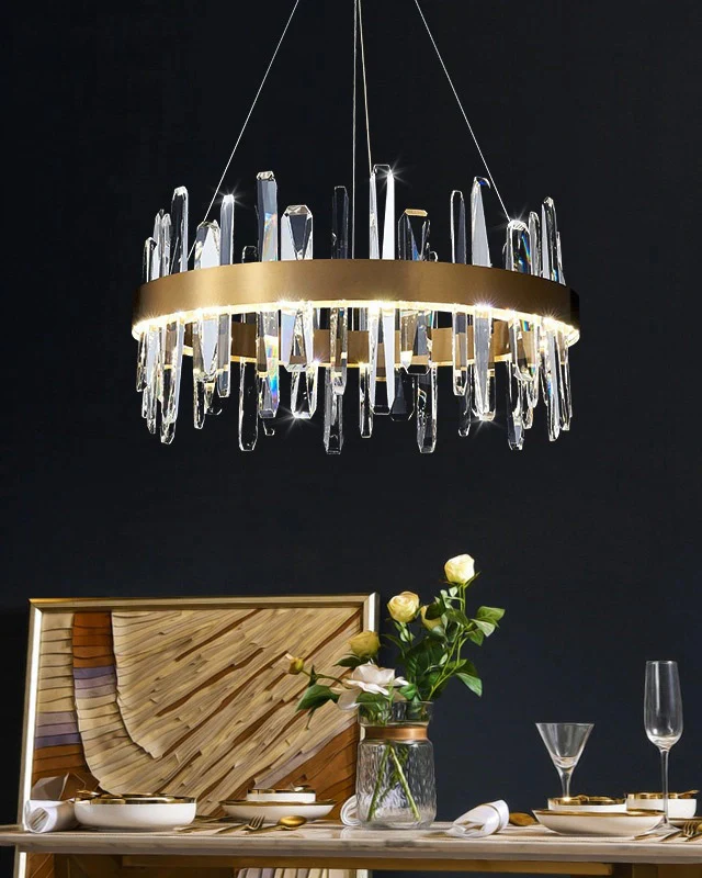 WOMO Round Crystal Chandelier-WM2485a - Image 10