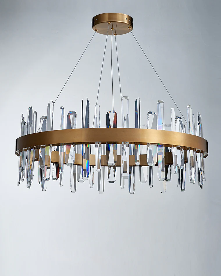 WOMO Round Crystal Chandelier-WM2485a - Image 11