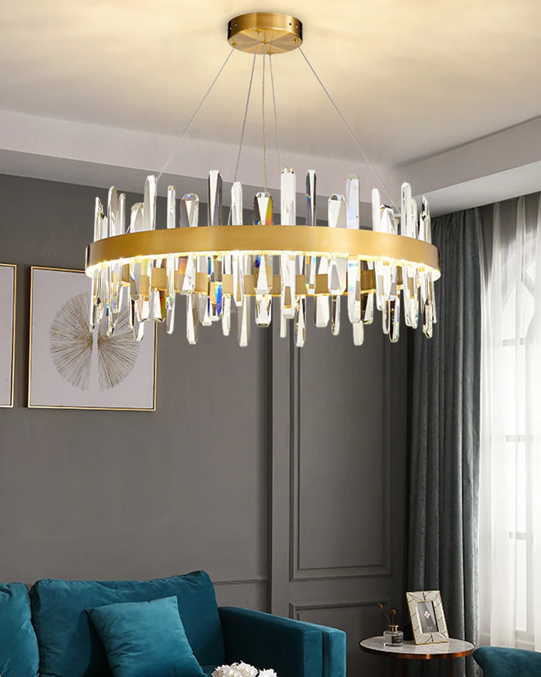 WOMO Round Crystal Chandelier-WM2485a - Image 2