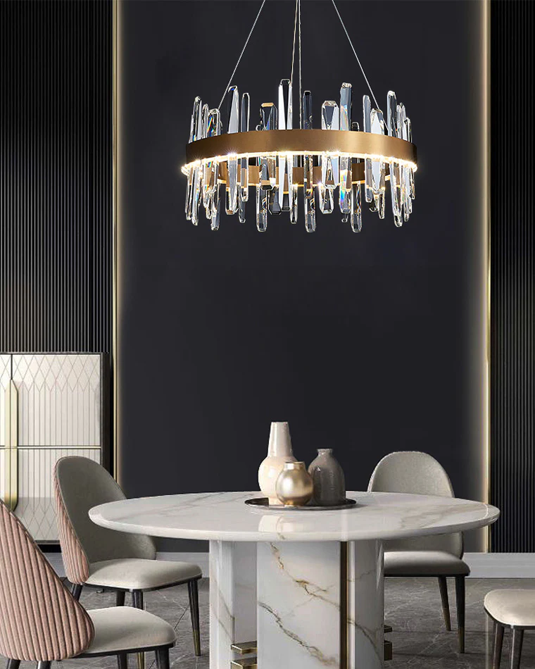 WOMO Round Crystal Chandelier-WM2485a - Image 9