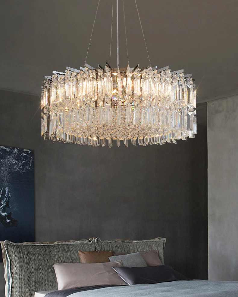 WOMO Round Crystal Chandelier-WM2626 - Image 4