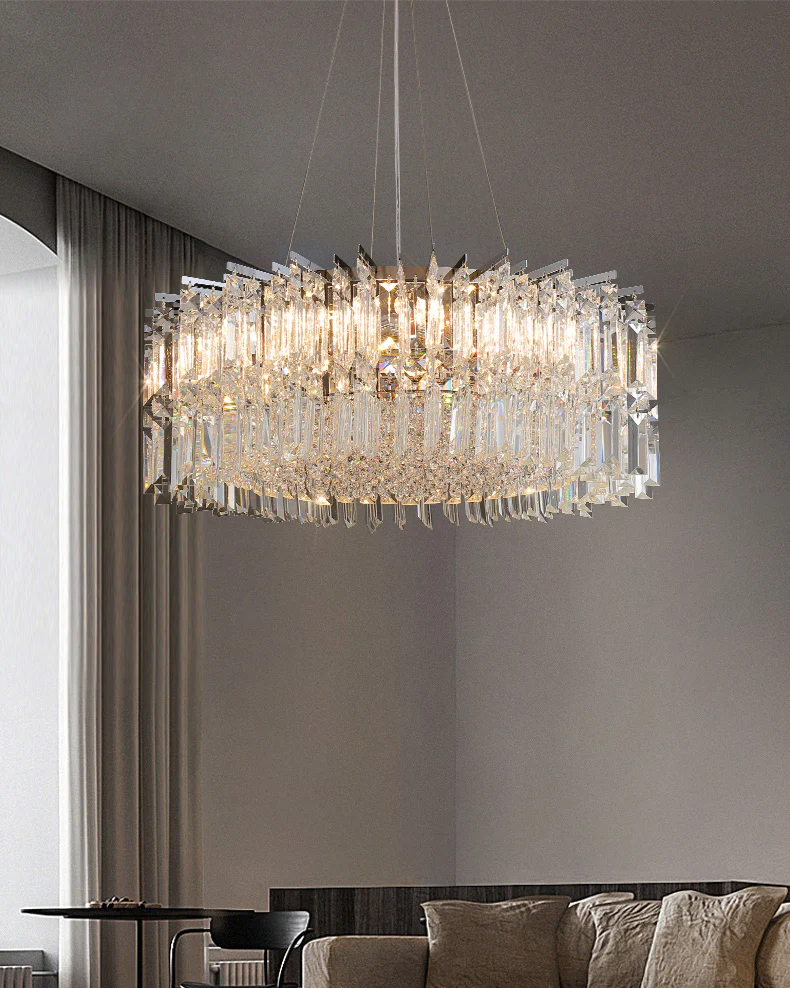 WOMO Round Crystal Chandelier-WM2626 - Image 5