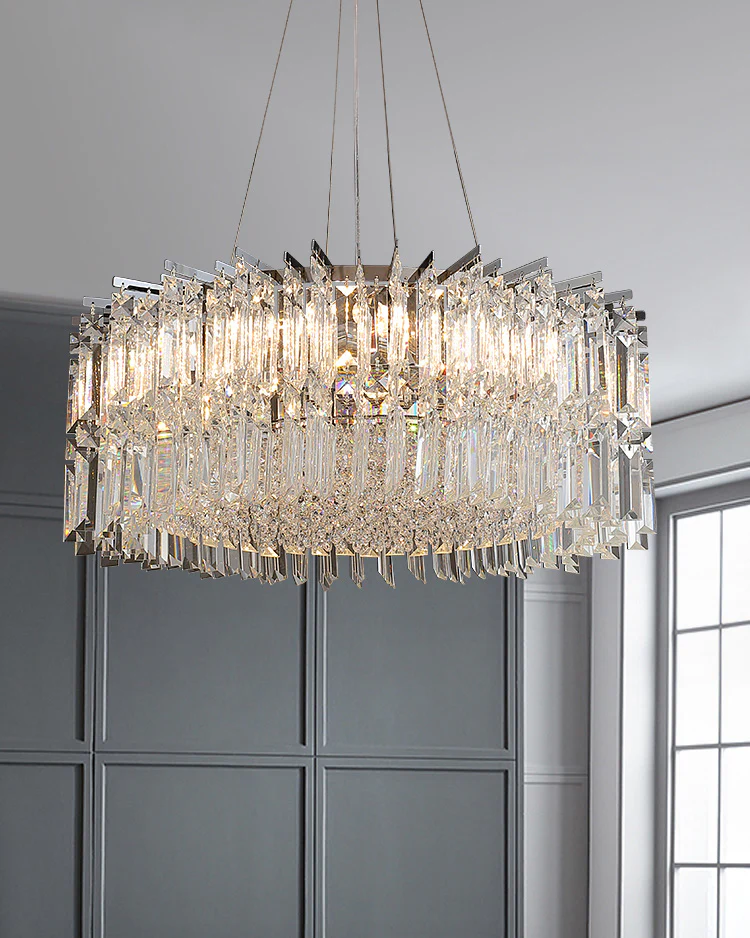 WOMO Round Crystal Chandelier-WM2626 - Image 7