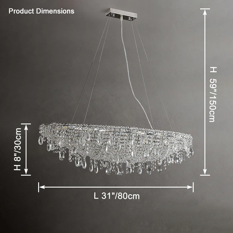 WOMO Crystal Ship Chandelier-WM2629 - Image 12