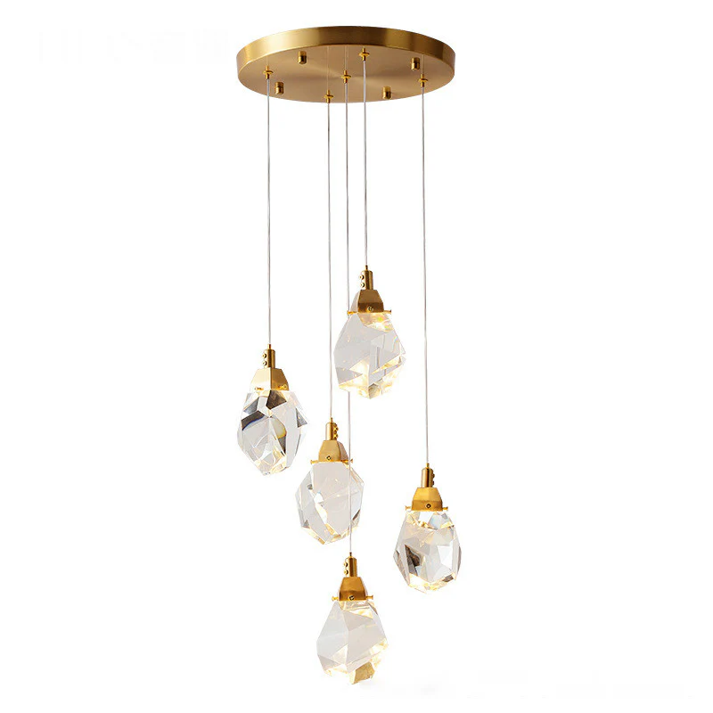 WOMO Rock Crystal Rain Chandelier-WM2189