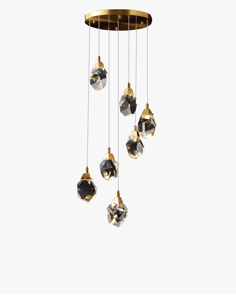 WOMO Rock Crystal Rain Chandelier-WM2189 - Image 46