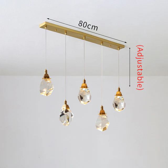 WOMO Rock Crystal Rain Chandelier-WM2189 - Image 66