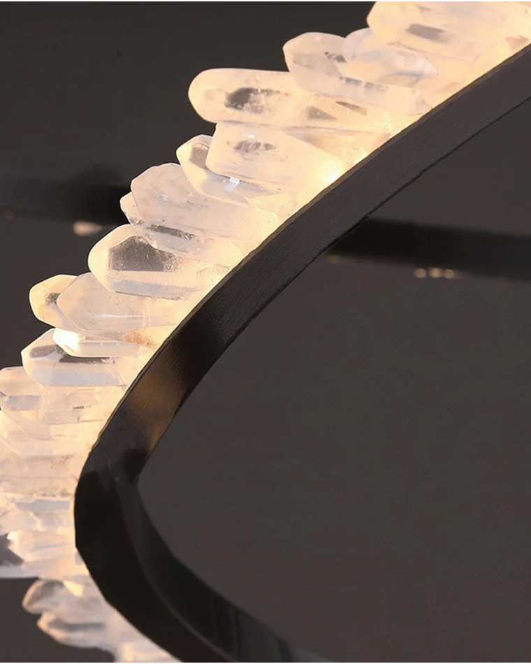 WOMO Rock Crystal Swirl Chandelier-WM2709 - Image 12