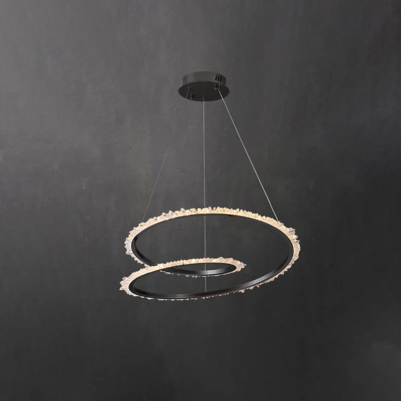 WOMO Rock Crystal Swirl Chandelier-WM2709 - Image 13