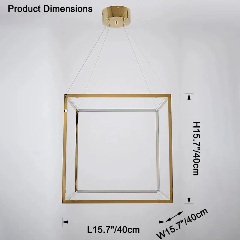 WOMO Cube Led Chandelier-WM2571 - Image 22