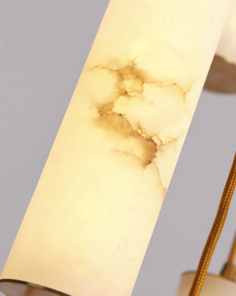 WOMO Cascading Cylinder Alabaster Chandelier-WM2827 - Image 12