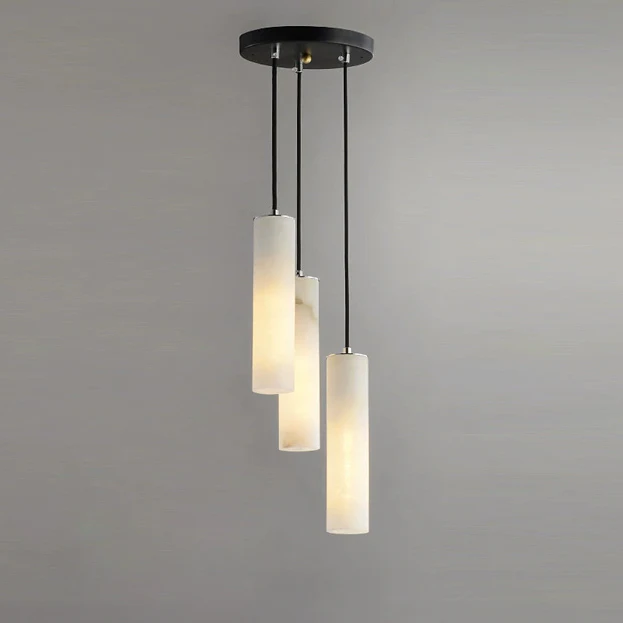 WOMO Cascading Cylinder Alabaster Chandelier-WM2827 - Image 25