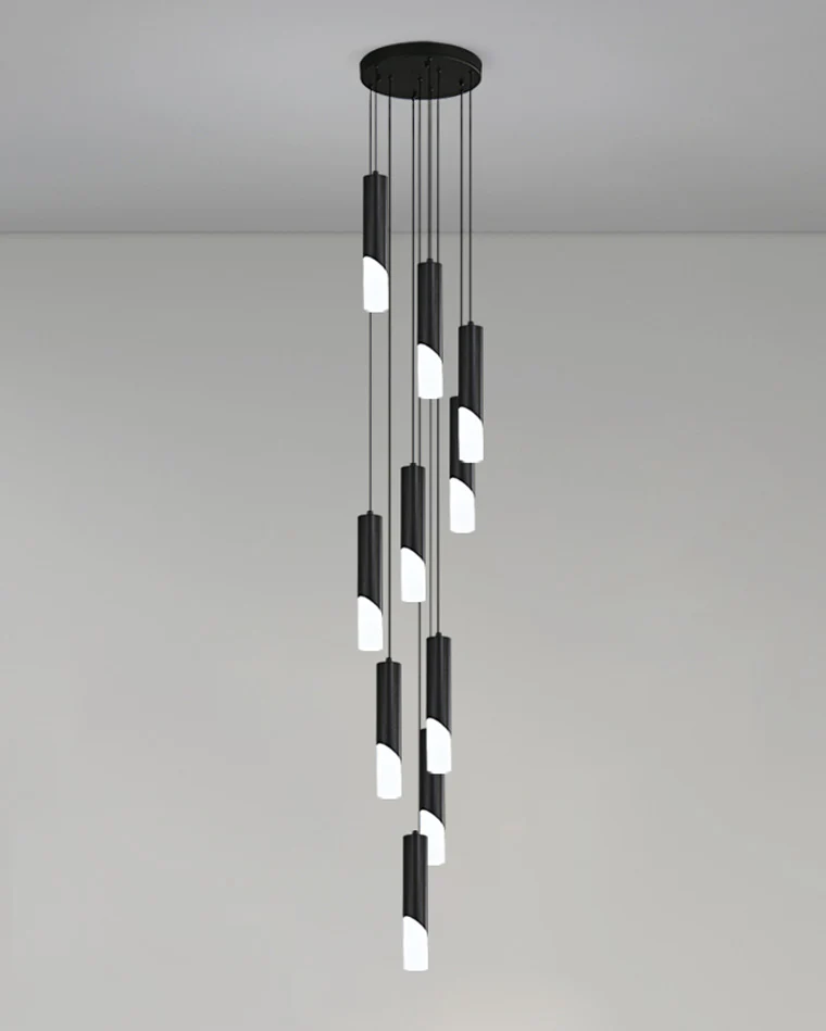 WOMO Cylinder Cascading Chandelier-WM2532 - Image 10