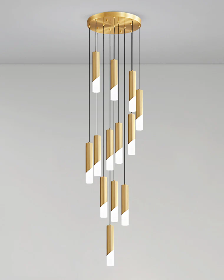 WOMO Cylinder Cascading Chandelier-WM2532 - Image 11