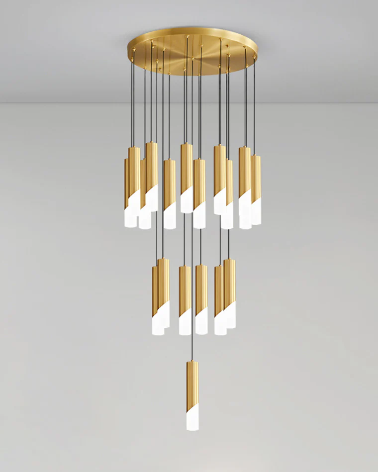 WOMO Cylinder Cascading Chandelier-WM2532 - Image 12