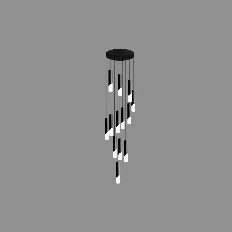WOMO Cylinder Cascading Chandelier-WM2532 - Image 17